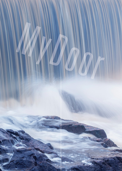 Liune MyDoor by Susanna: Blue-Waterfall Pardörr